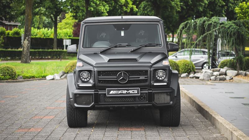 Carwrap G Klasse DEpay Mansory Eindhoven Matte Black Addit Signmakers6 carwrap Mercedes G-Klasse Mansory Mat Zwart