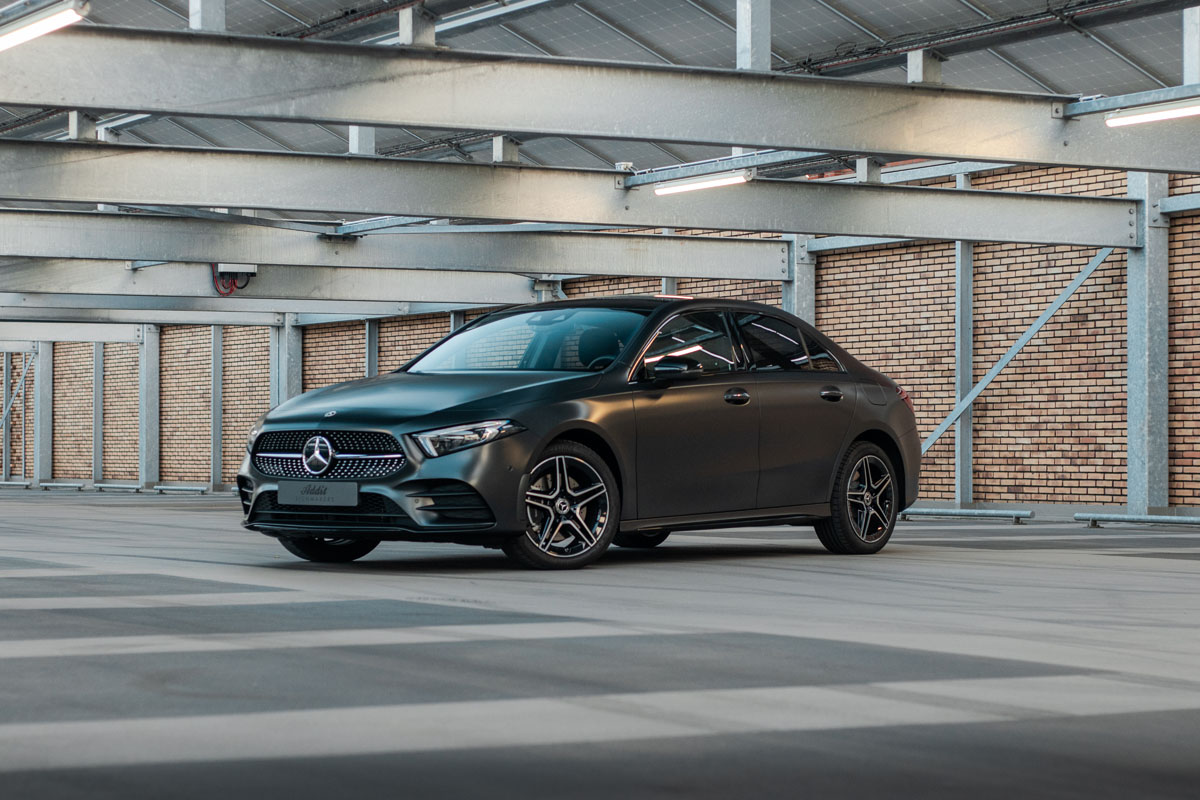 Carwrap Mercedes A Klasse Black Rock Grey 8 Car Wrap Eindhoven
