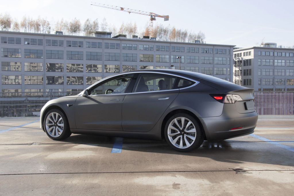 Tesla Model 3 Carwrapping Eindhoven