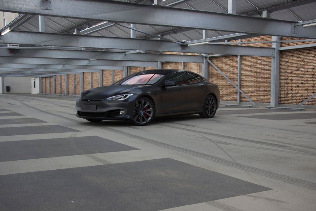 Carwrap Tesla Model S p100d