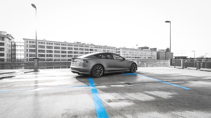 Carwrap Tesla Model S Eindhoven