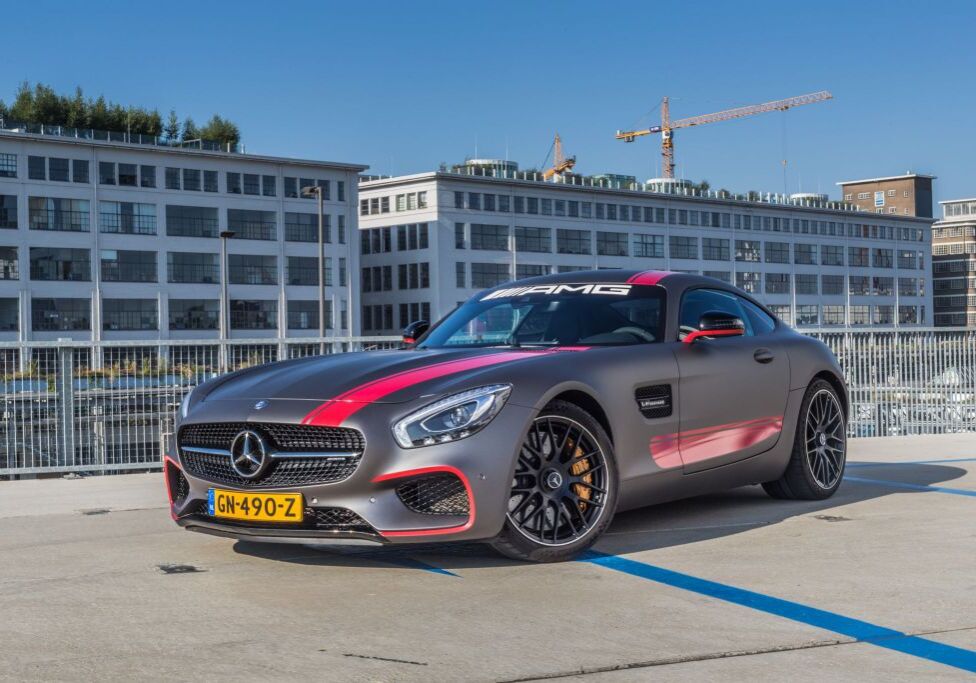 Carwrap Mercedes GTS AMG Eindhoven