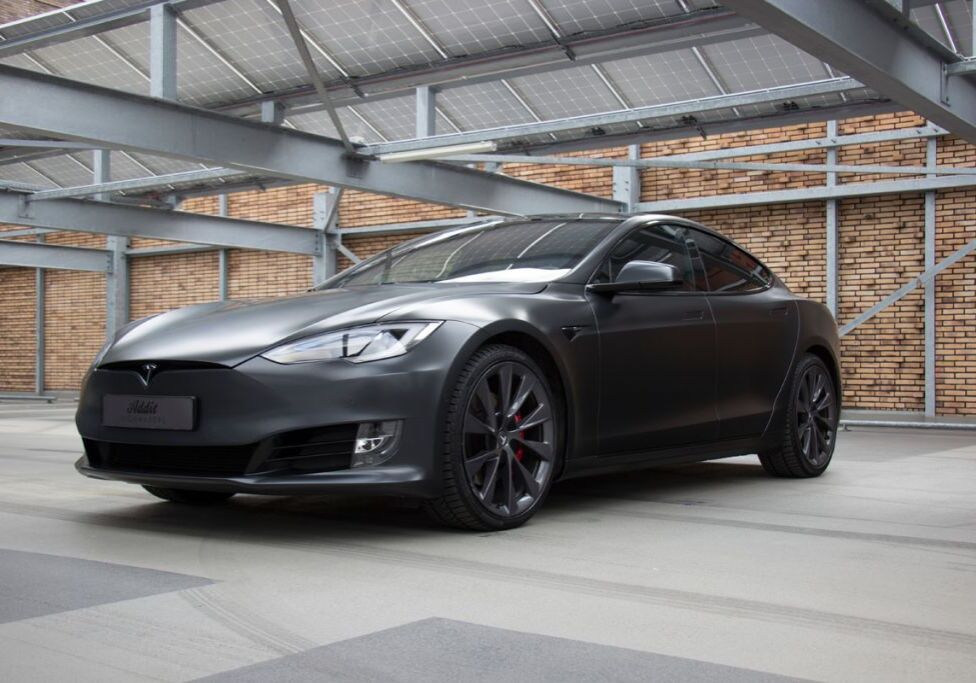 Carwrap Tesla Model S p100d